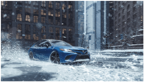 2021 Camry AWD in Snow